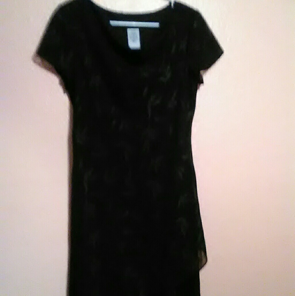 Citi Dress black sheer dress